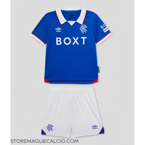 Rangers Maglia Gara Casa Repliche 2025-26 Bambino Maniche Corte Rangers Maglia Gara Casa Repliche 2025-26 Bambino Maniche Corte